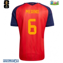 Spania Mikel Merino #6 Hjemmedrakt VM 2026 Kortermet